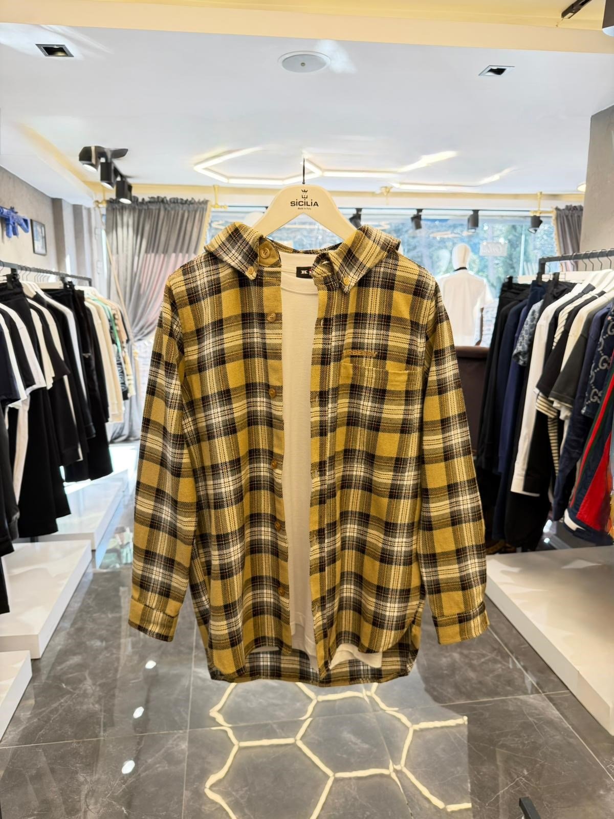 Burberry Kapüşonlu Gömlek