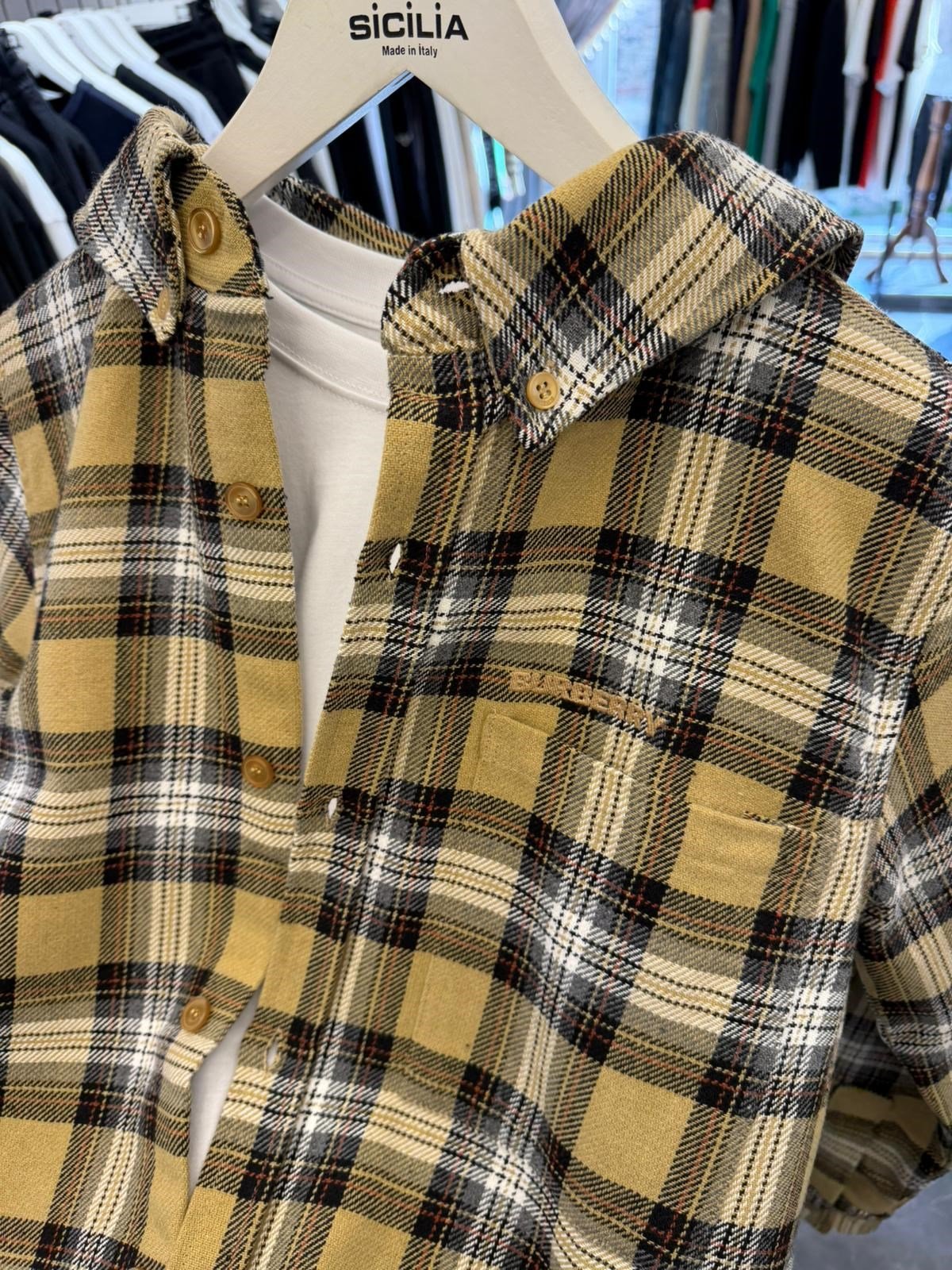 Burberry Kapüşonlu Gömlek