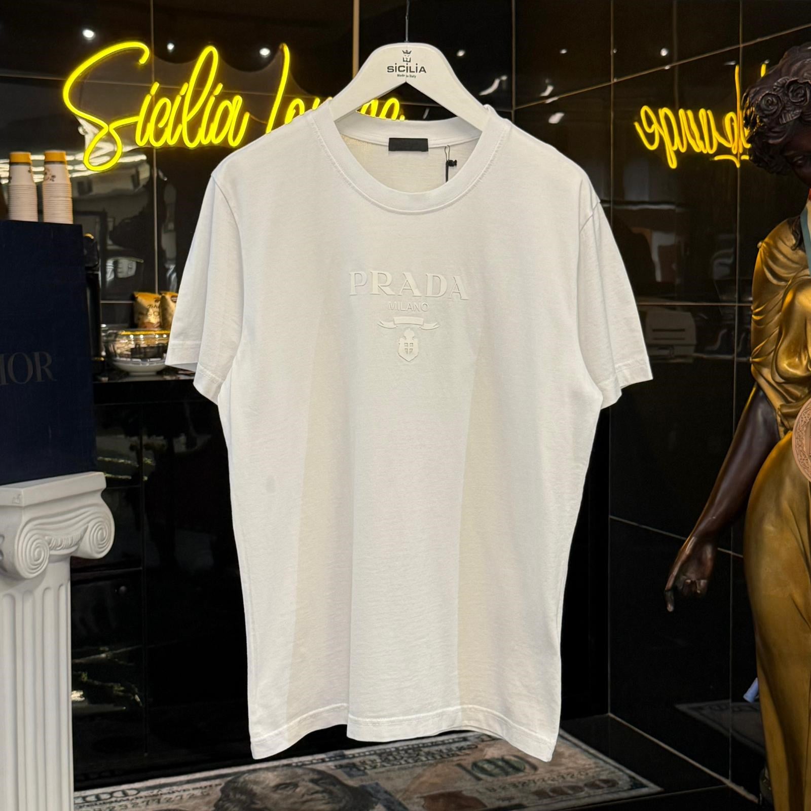 Prada Baskılı T-Shırt 