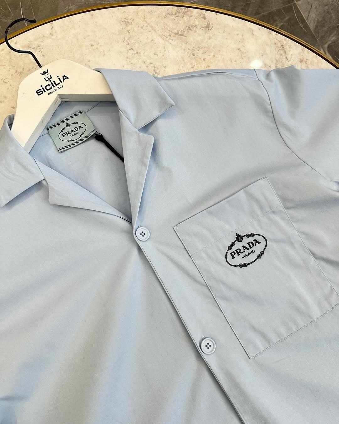 Prada Kısa Kol Gömlek