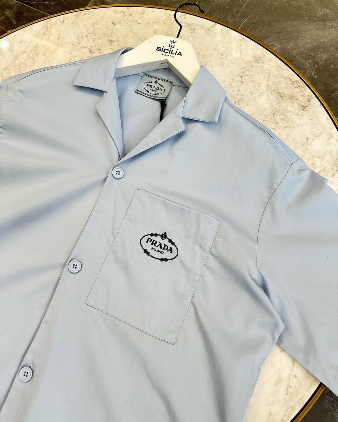 Prada Kısa Kol Gömlek