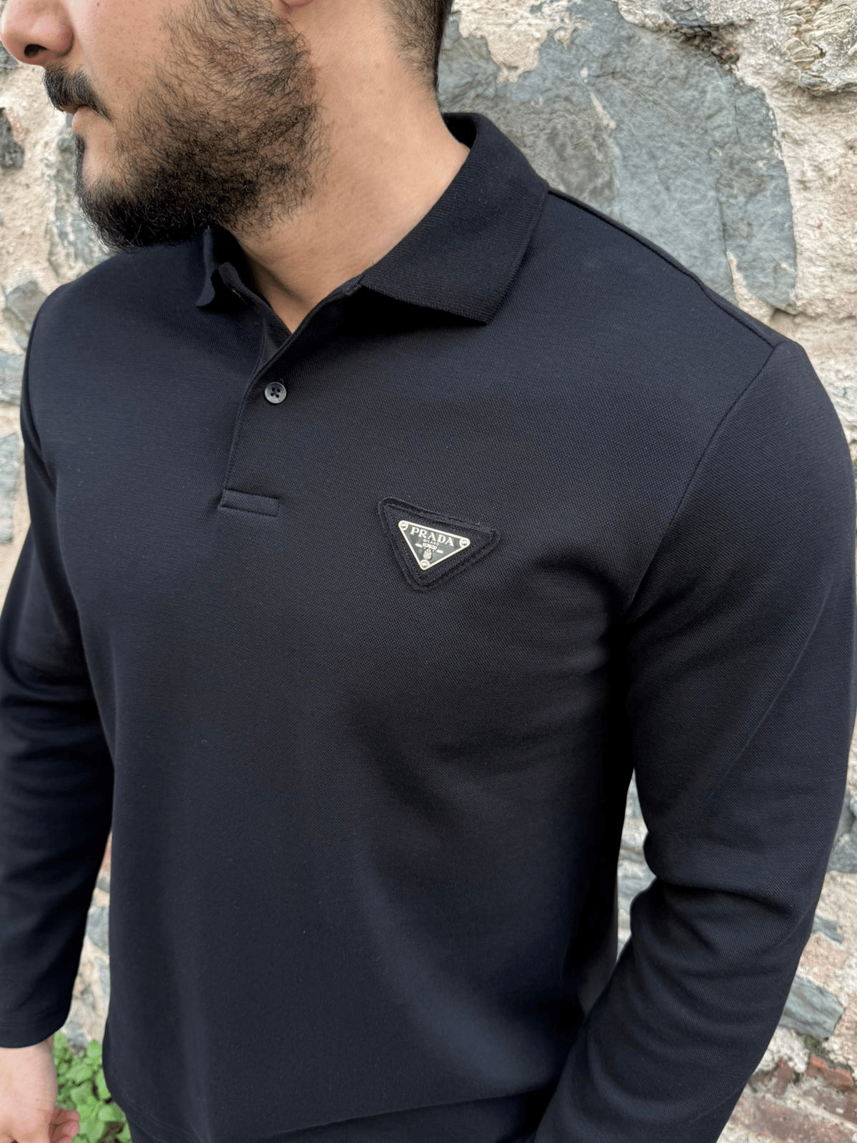 Prada Polo Yaka Sweatshırt 