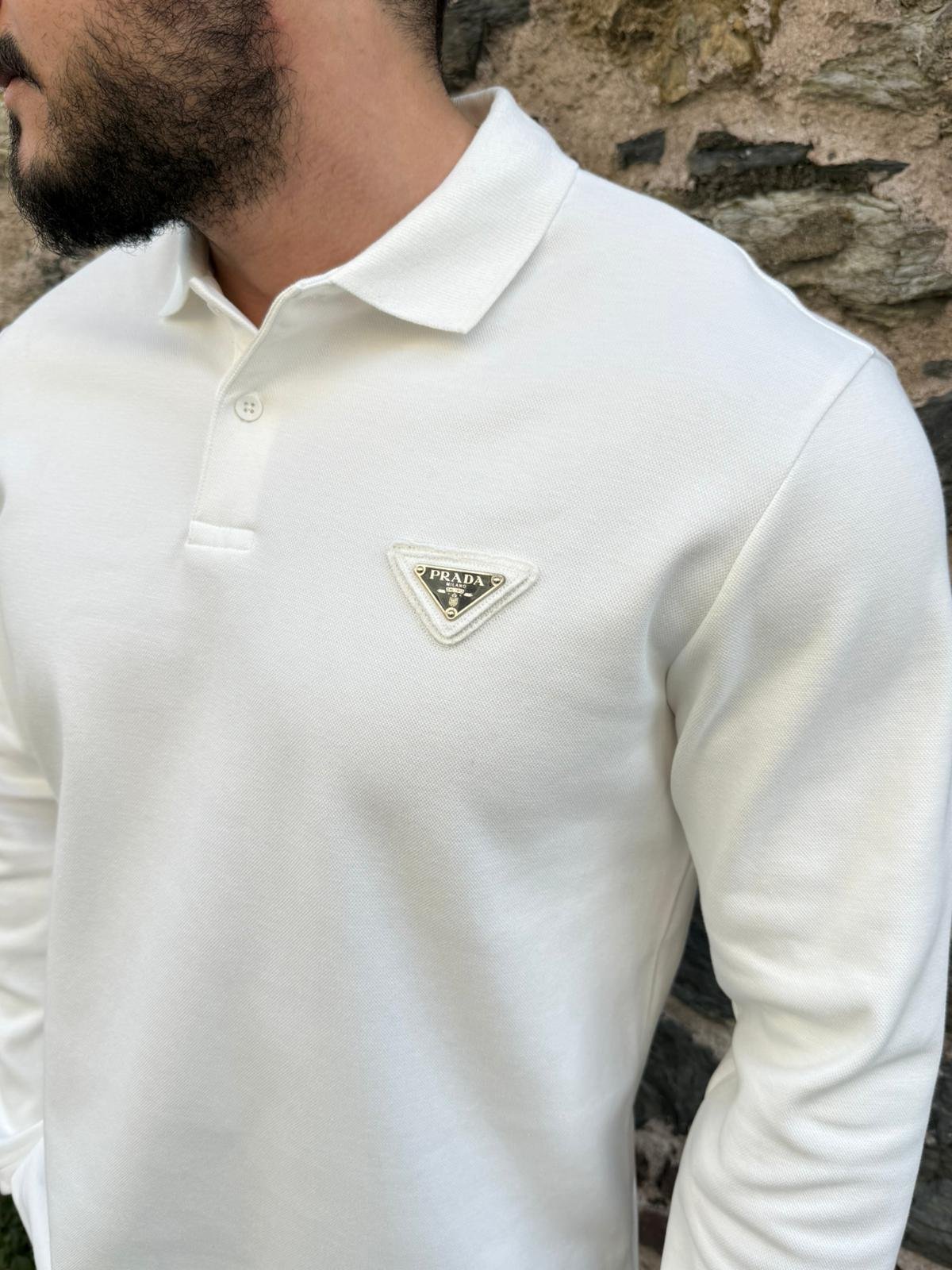 Prada Polo Yaka Sweatshırt 