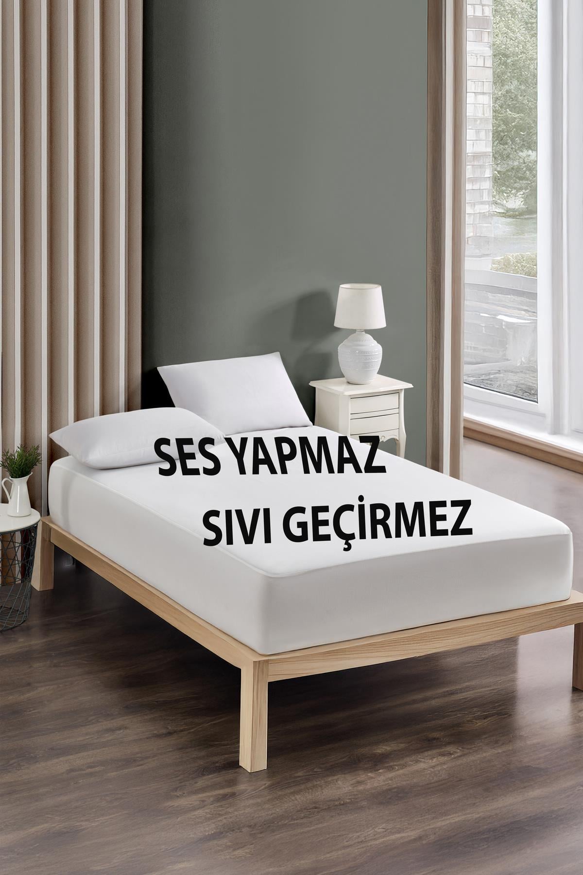 Full Kenar Mİkro Fitted Sıvı Geçirmez Sessiz Çift Kişilik-Tek Kişilik