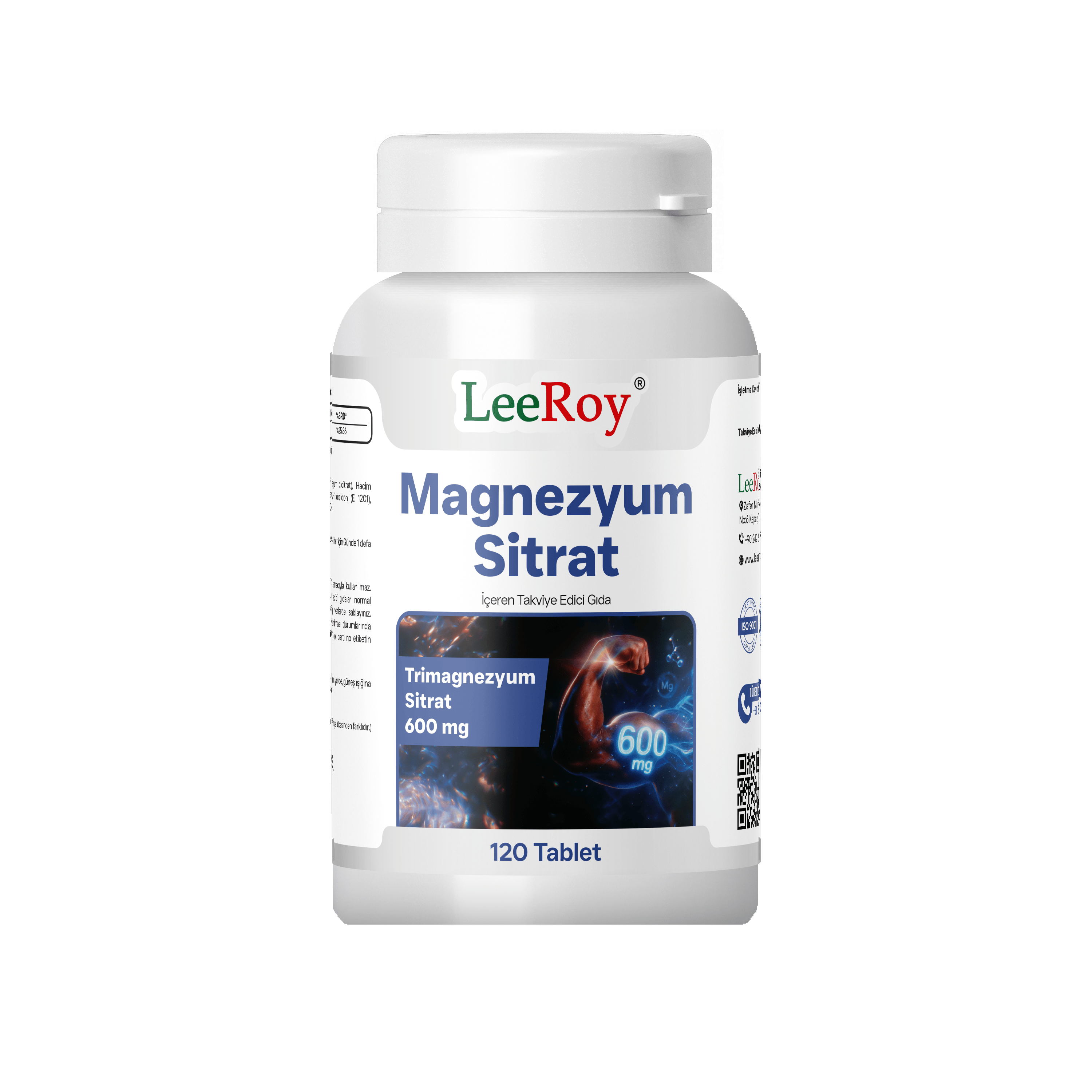 Leeroy Magnezyum Sitrat 120 Tablet Yeni