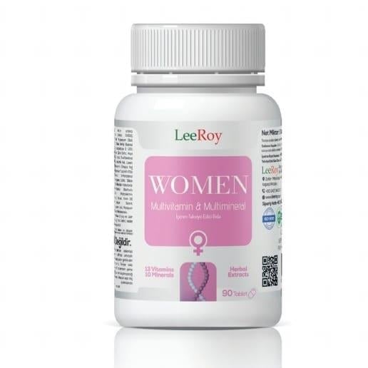 Leeroy Multivitamin Kadın 90 Tablet