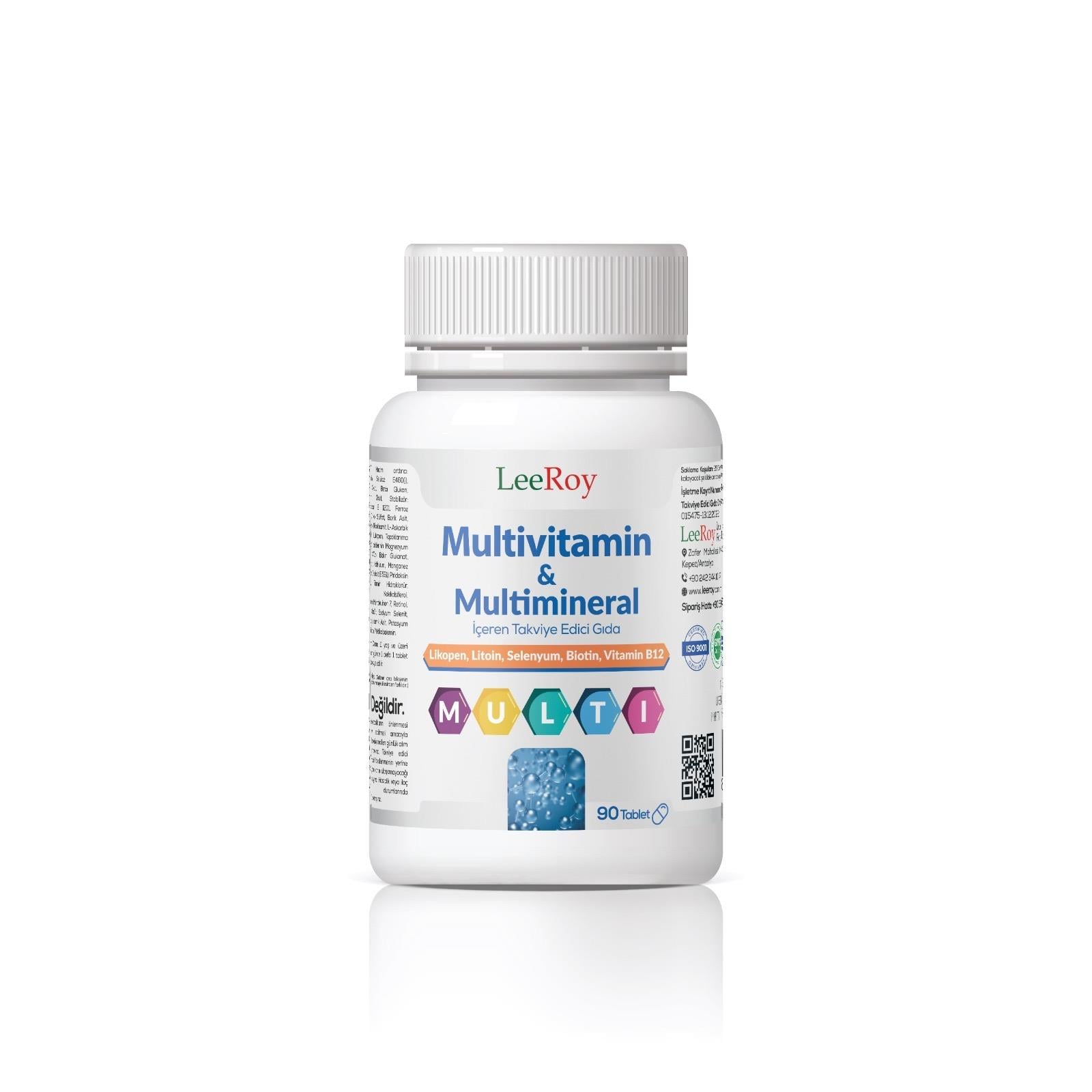 Leeroy Multivitamin Multimineral Iteg 90 Tablet