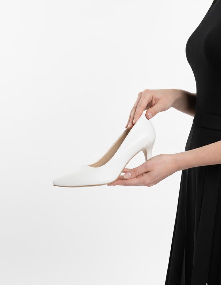 Kadın Aalia 6 Cm İnce Topuklu Stiletto  Beyaz