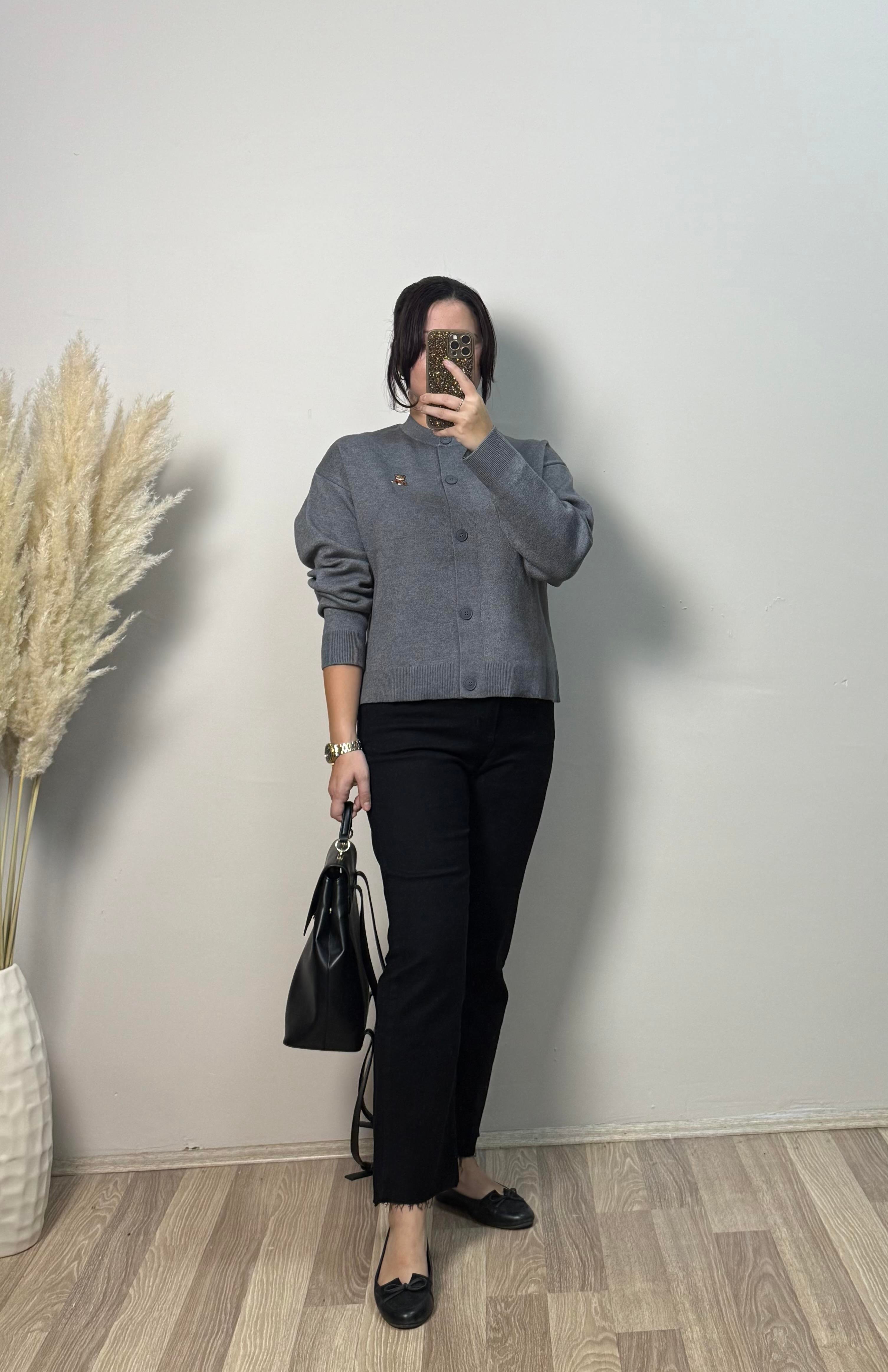 Premium Mom Jean Siyah