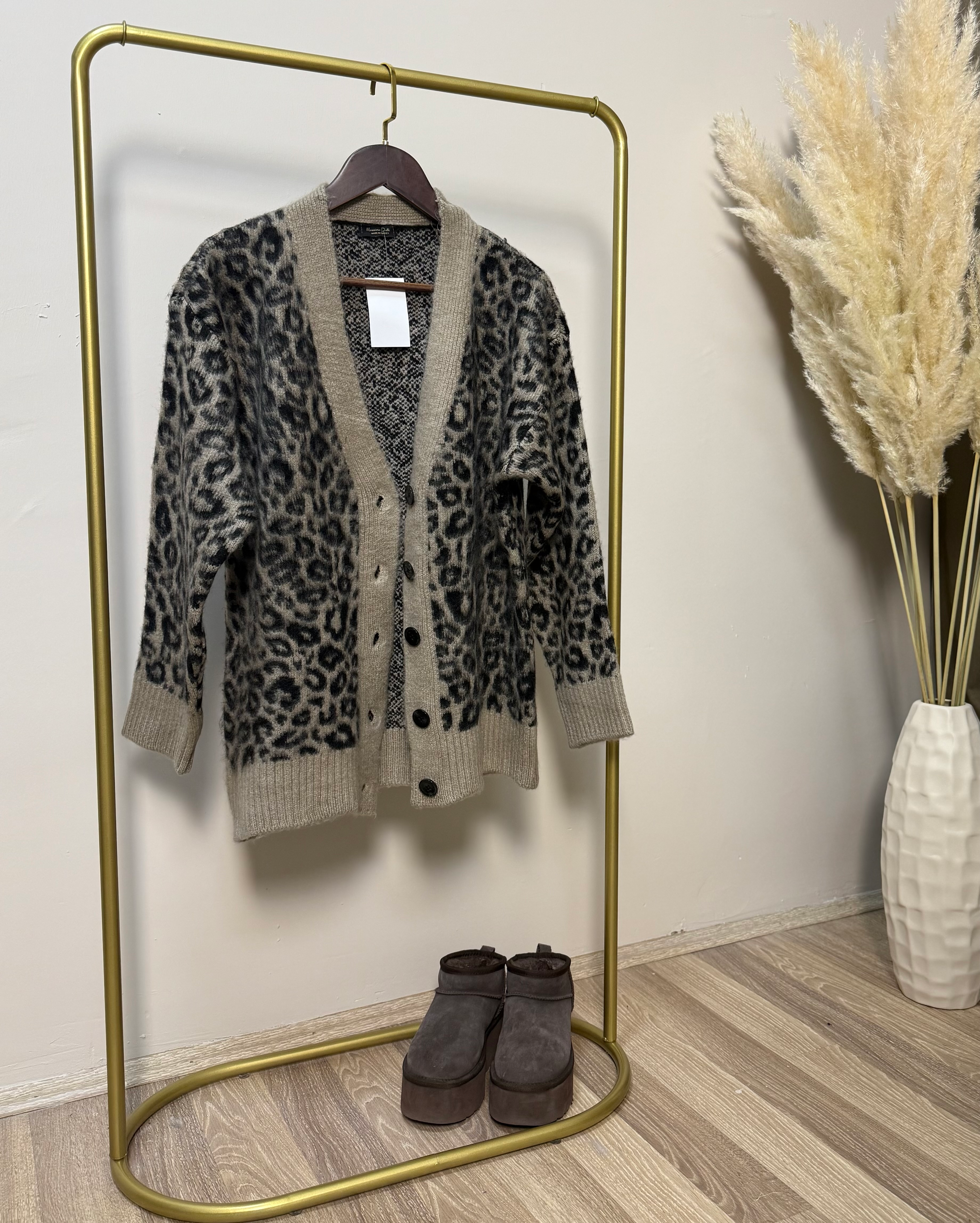 Premium Yumoş Leopar Hırka