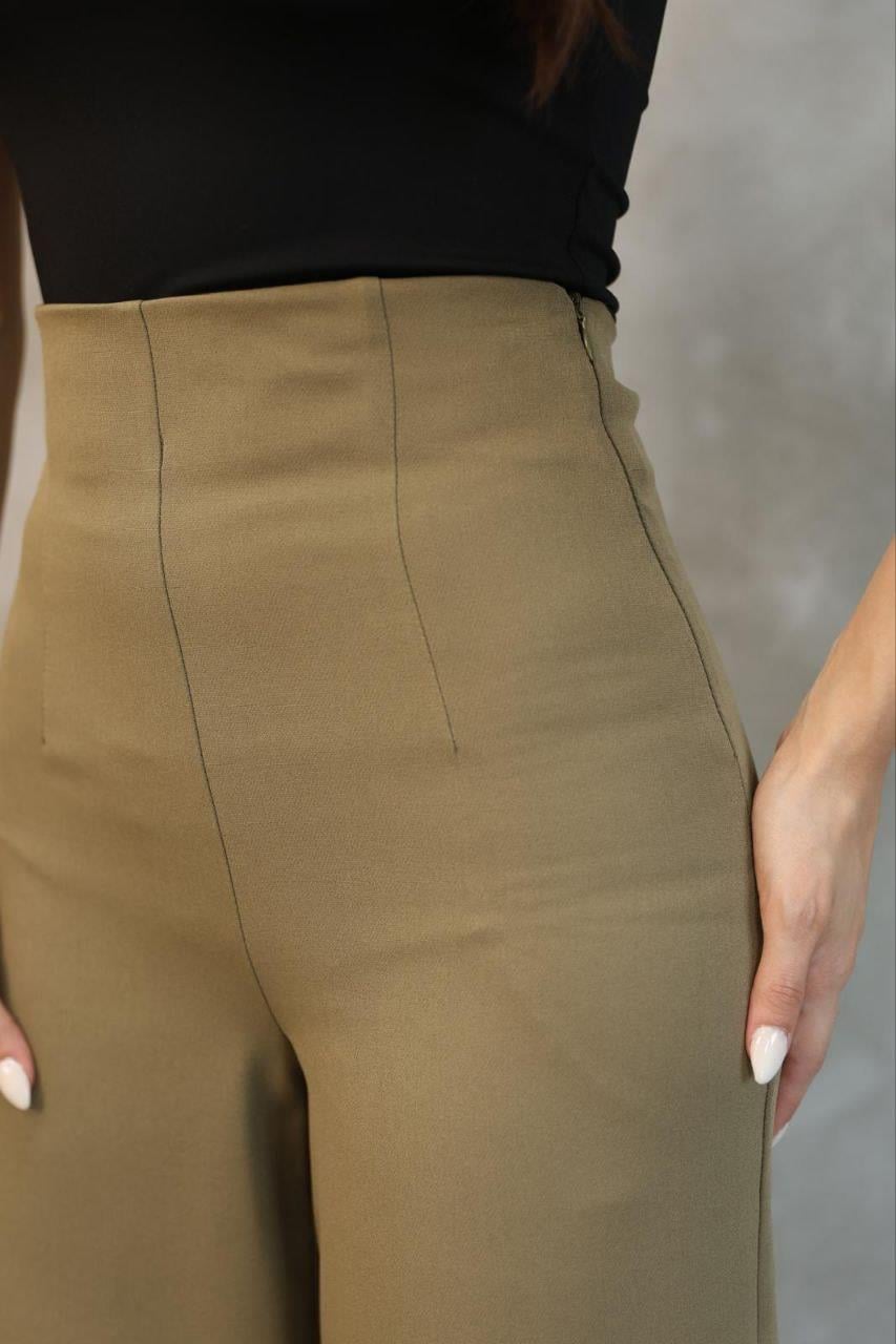 Kadın Haki Mango Model Pantolon