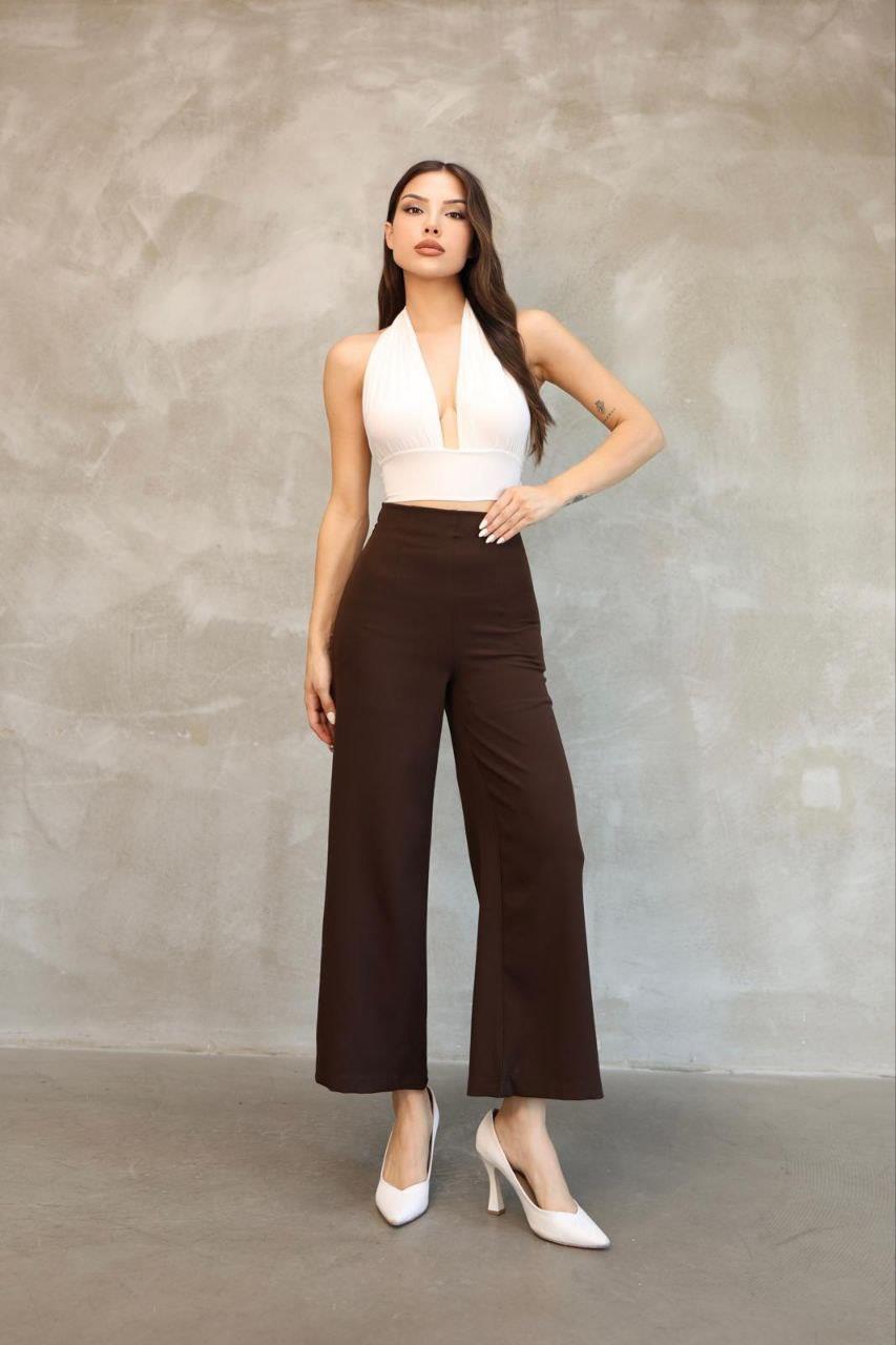 Kadın Kahve Mango Model Pantolon