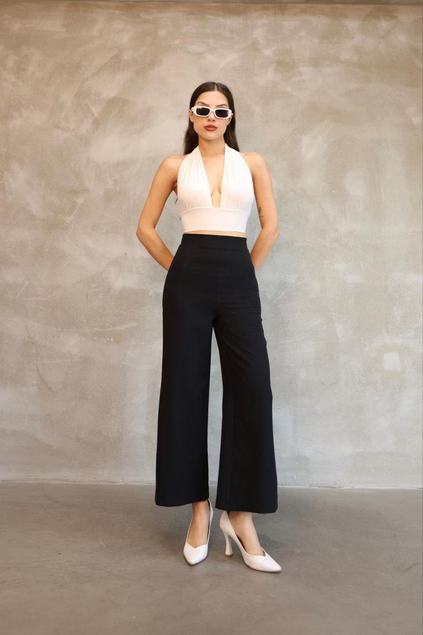 Kadın Siyah Mango Model Pantolon