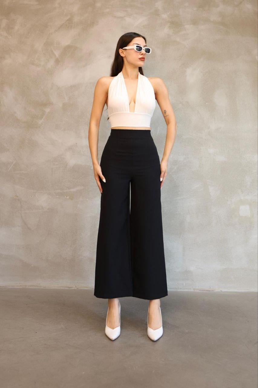 Kadın Siyah Mango Model Pantolon