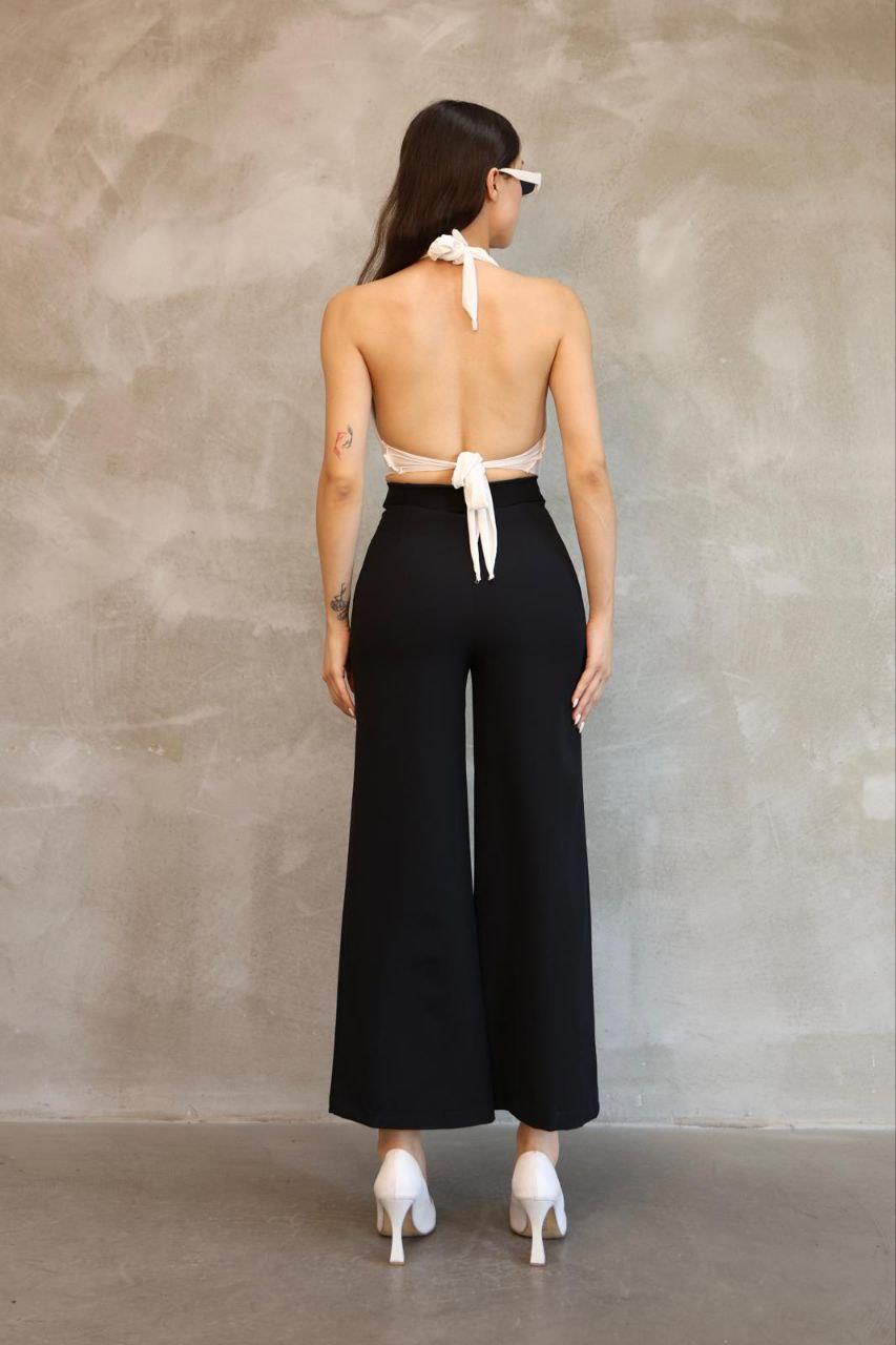 Kadın Siyah Mango Model Pantolon
