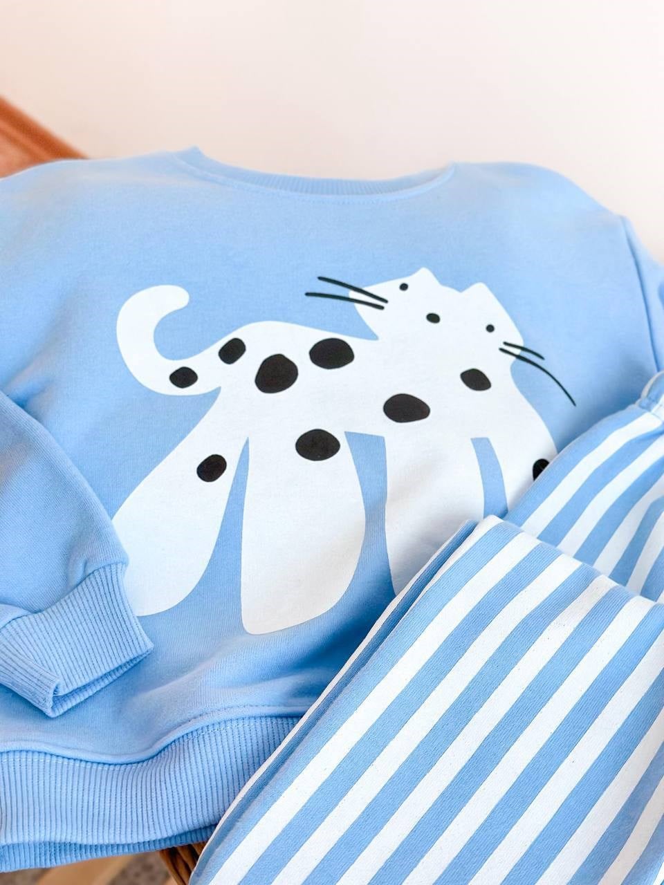 WHİTE CUTE DOG SET