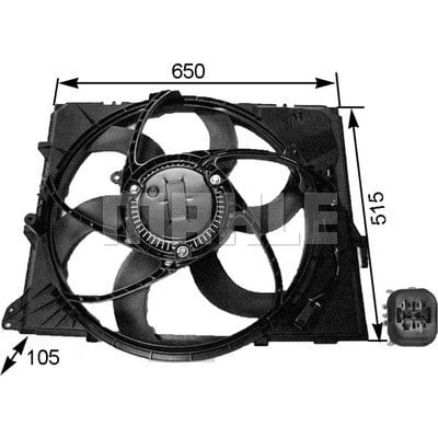 FAN MOTORU ÇAP 490MM 6 KANAT