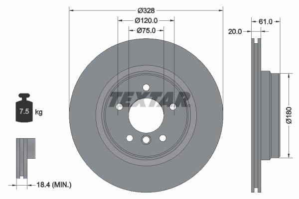FREN DİSK AYNA HAVALANDIRMALI ÖN