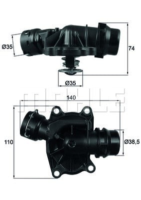 TERMOSTAT CONTALI 88C
