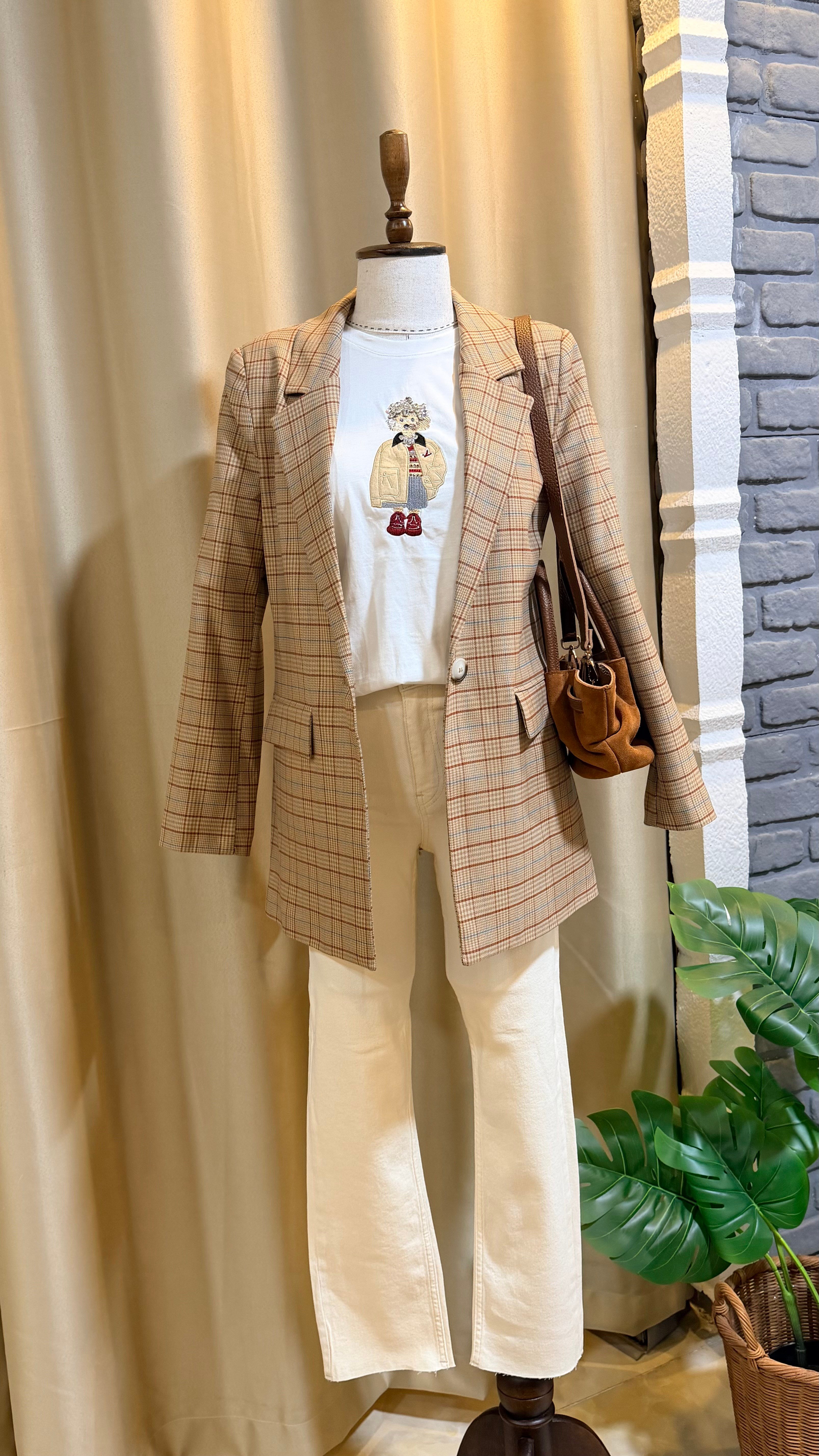 Marka Model, Ekose Desen Ceket