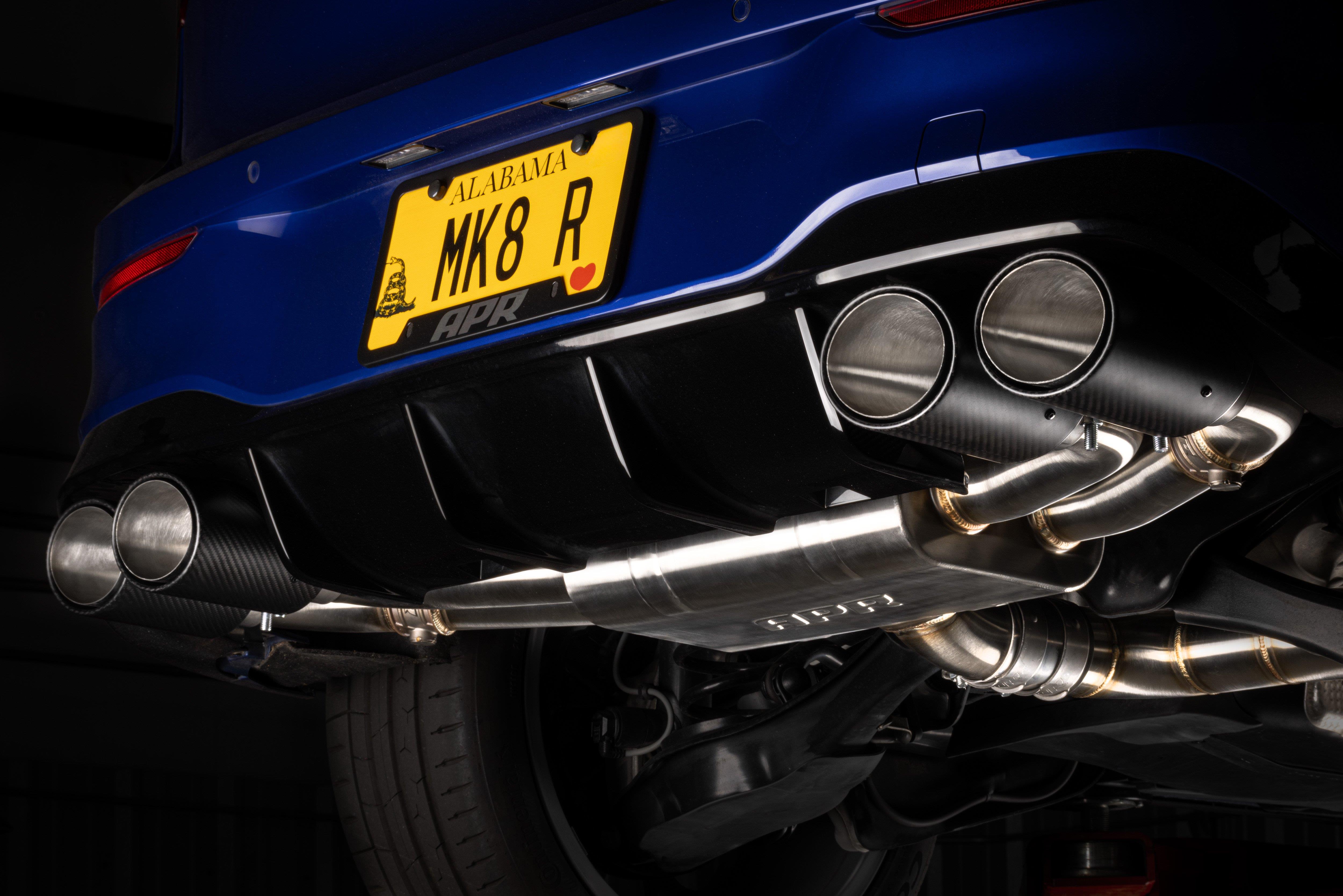 APR CBK0052 MK8 GOLFR CAT-BACK EXHAUST 
