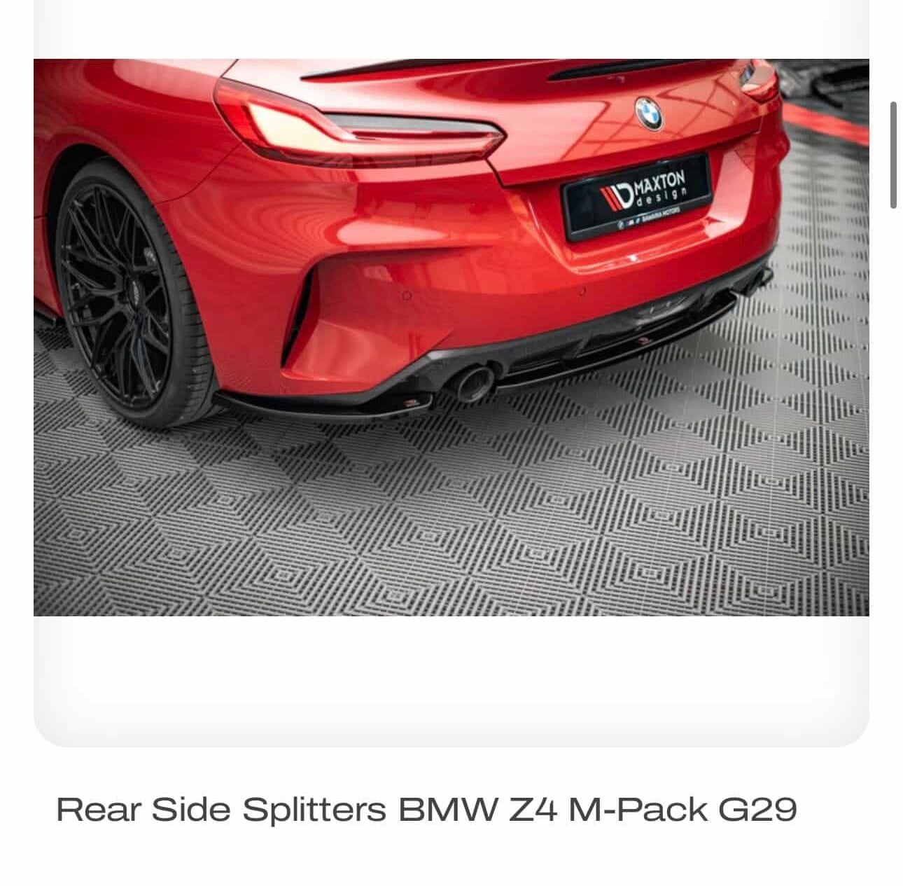 Bmw Z4 maxton seti