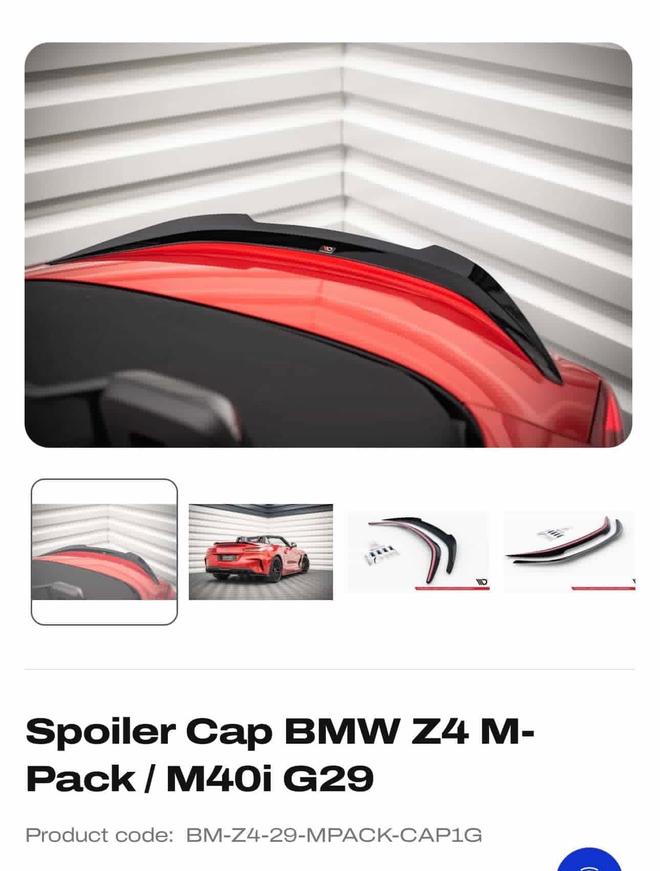 Bmw Z4 maxton seti