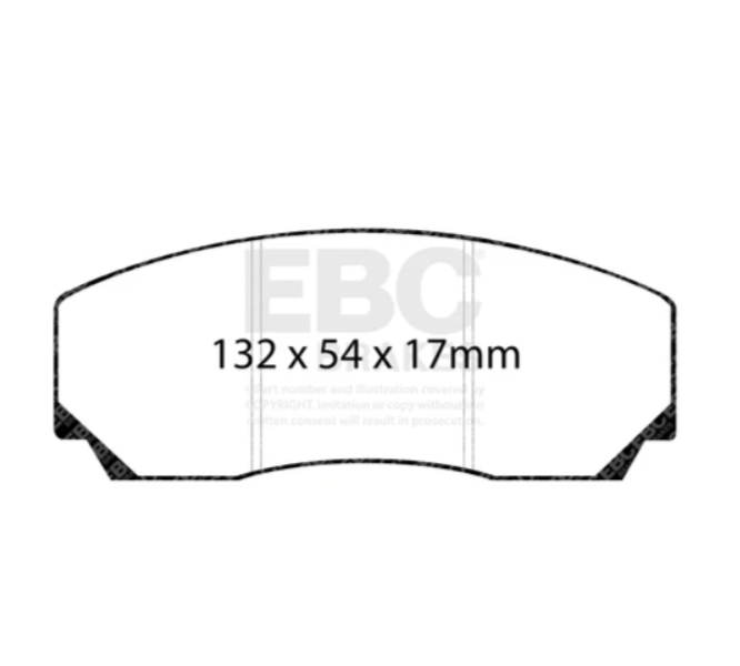 EBC Racing RP-1 Track ve Yarış Fren Balatası (DP8002RP1)  Ford Fiesta ST Mk7