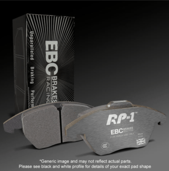EBC Racing RP-1 Track ve Yarış Fren Balatası (DP8002RP1)  Ford Fiesta ST Mk7