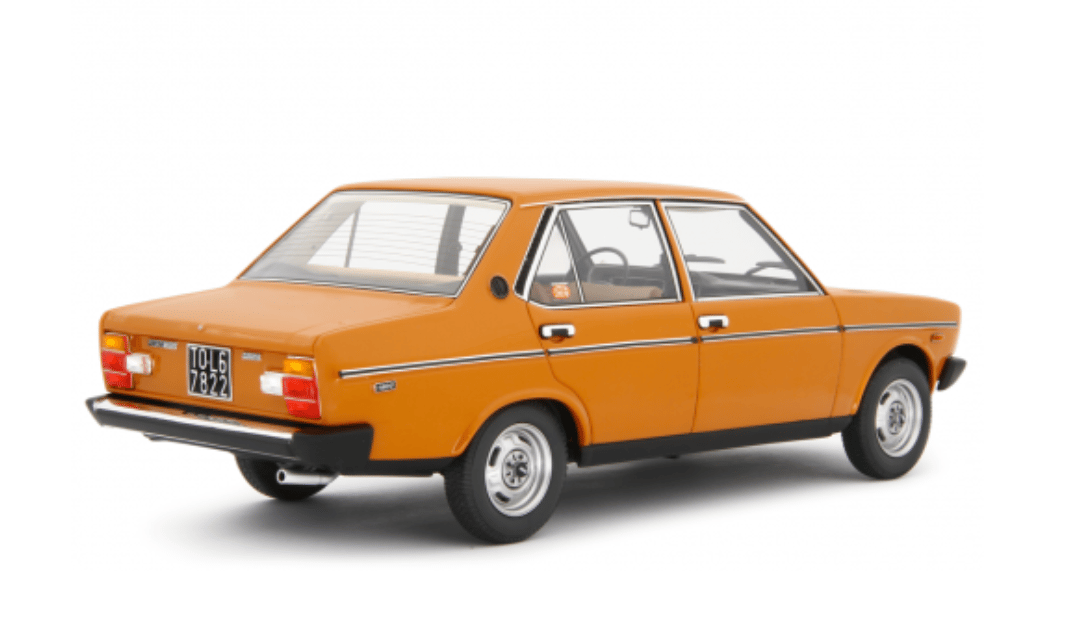 Fiat 131 1600 Mirafiori Special Limited edition 1974 1:18 – Turuncu (Laudoracing Models LM190A