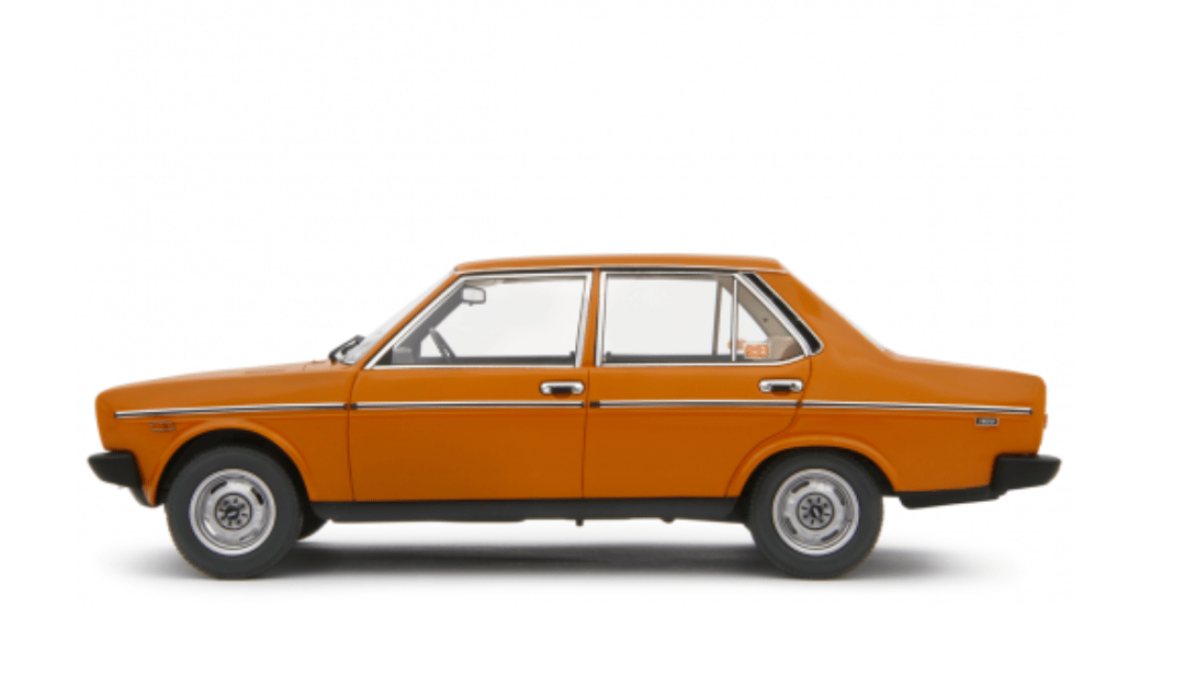 Fiat 131 1600 Mirafiori Special Limited edition 1974 1:18 – Turuncu (Laudoracing Models LM190A