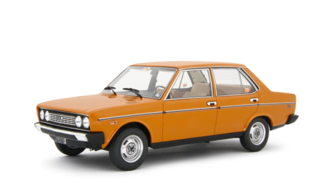Fiat 131 1600 Mirafiori Special Limited edition 1974 1:18 – Turuncu (Laudoracing Models LM190A