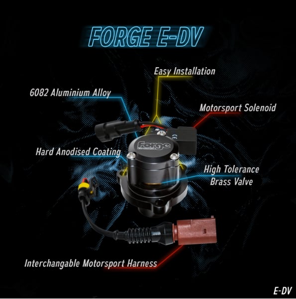 Forge Motorsport Atmospheric Dump Valve (E-DV) – Mini Cooper S / Peugeot 207-208 GTI / Citroën DS3 | FMEDV102A