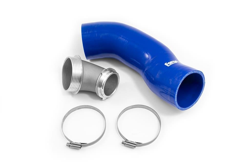 FORGE MOTORSPORT FMTIA6-BLUE Turbo Inlet Adaptor for the VW Golf Mk8 GTI, Audi A1, A3, TT & Cupra