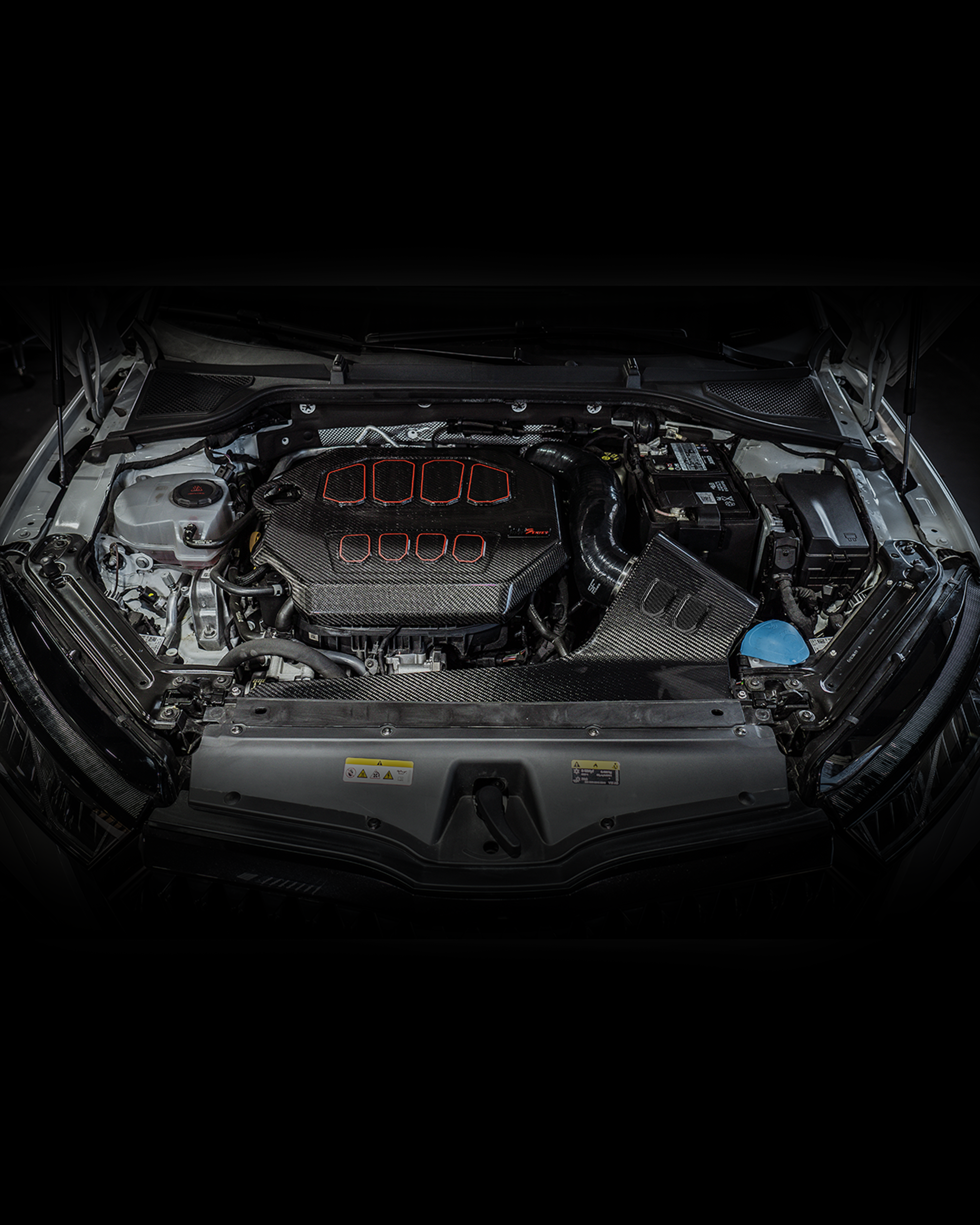 HG MOTORSPORT Carbon Air Intake Kit VAG 2.0 T(F)SI EA888 Gen.4 (z.B. Golf 8 R, Leon KL) HGHFISV07-1