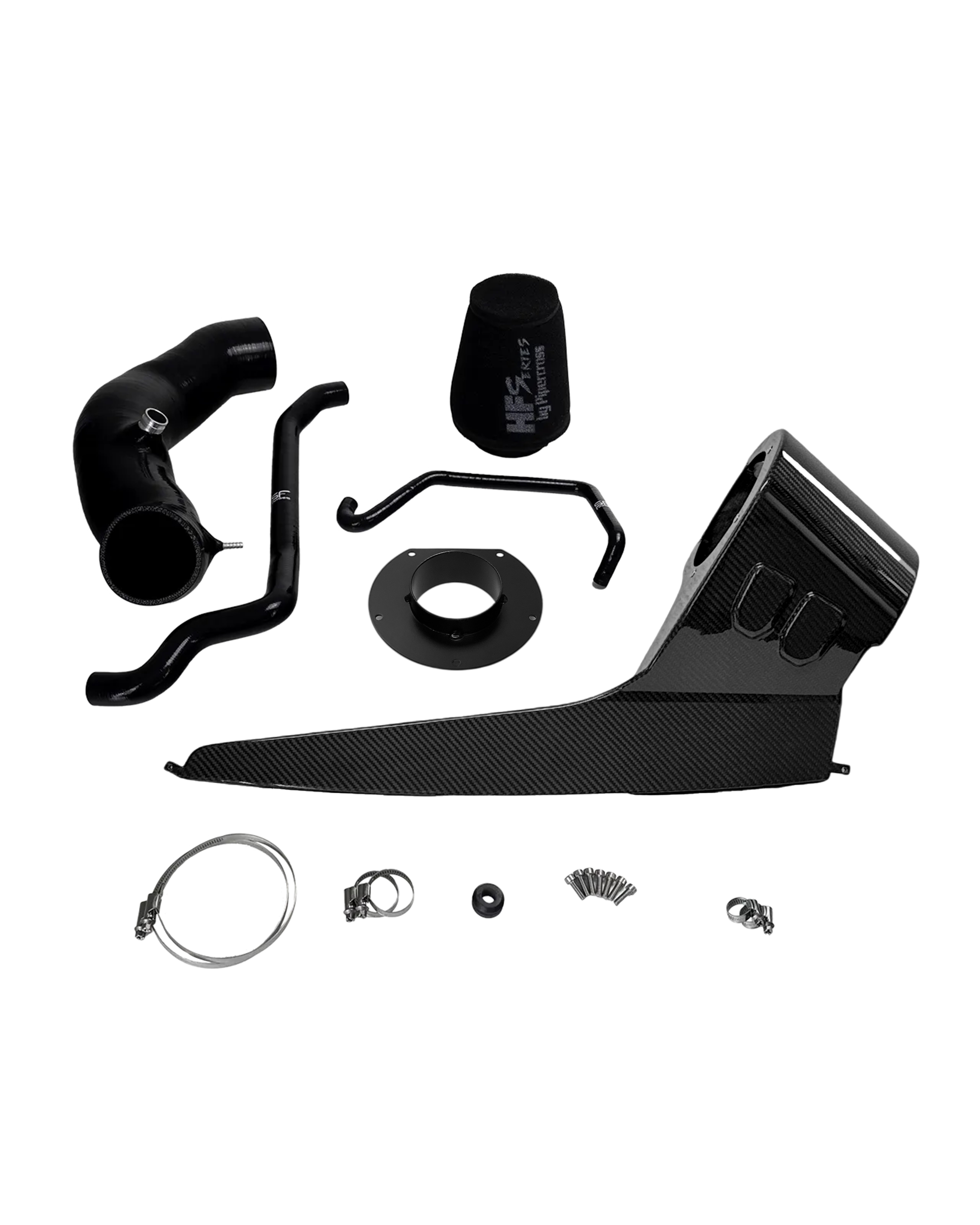 HG MOTORSPORT Carbon Air Intake Kit VAG 2.0 T(F)SI EA888 Gen.4 (z.B. Golf 8 R, Leon KL) HGHFISV07-1