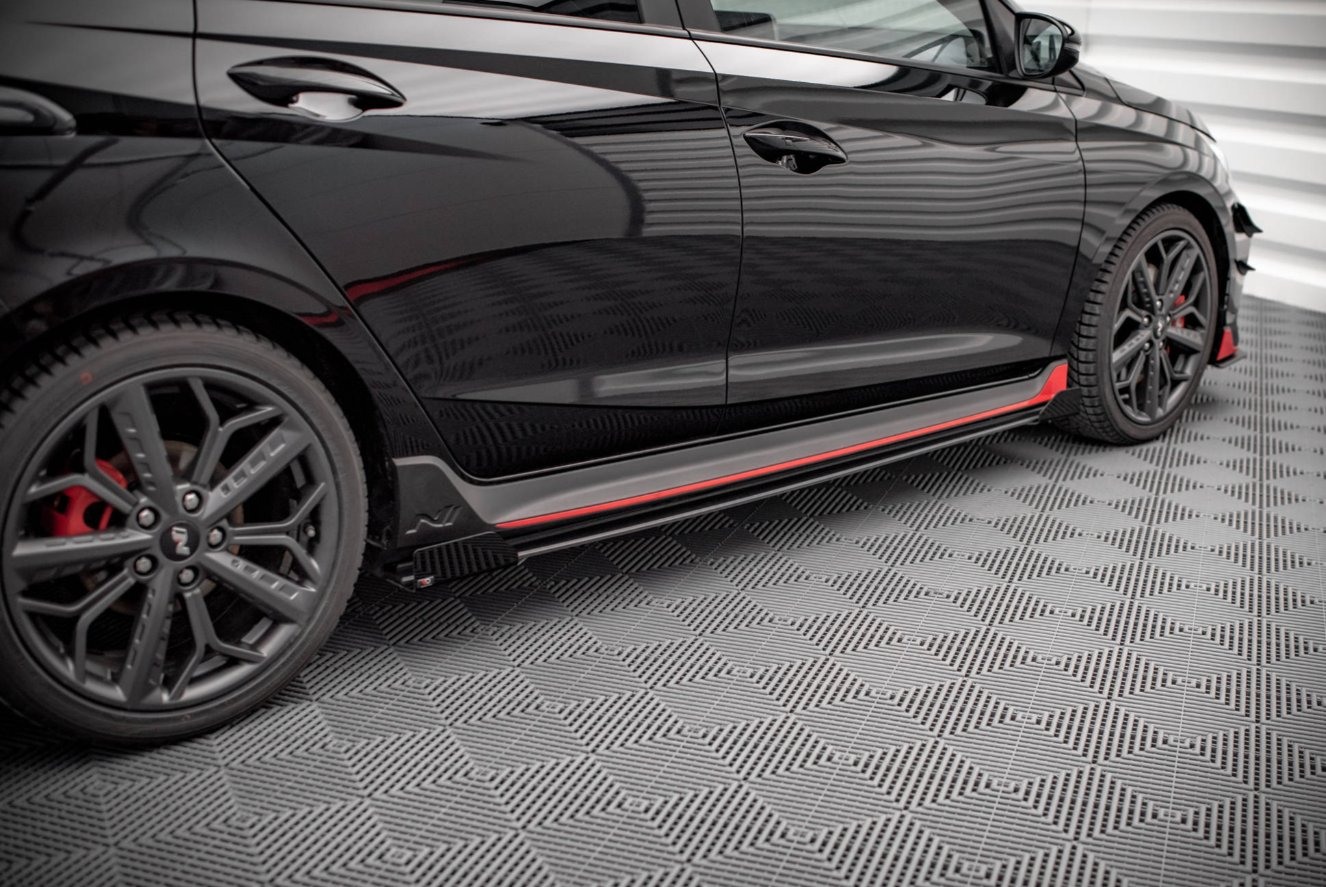 Hyundai i20 N Mk3 Street Pro Yan Marşpiyel Difüzörleri + Flap Seti