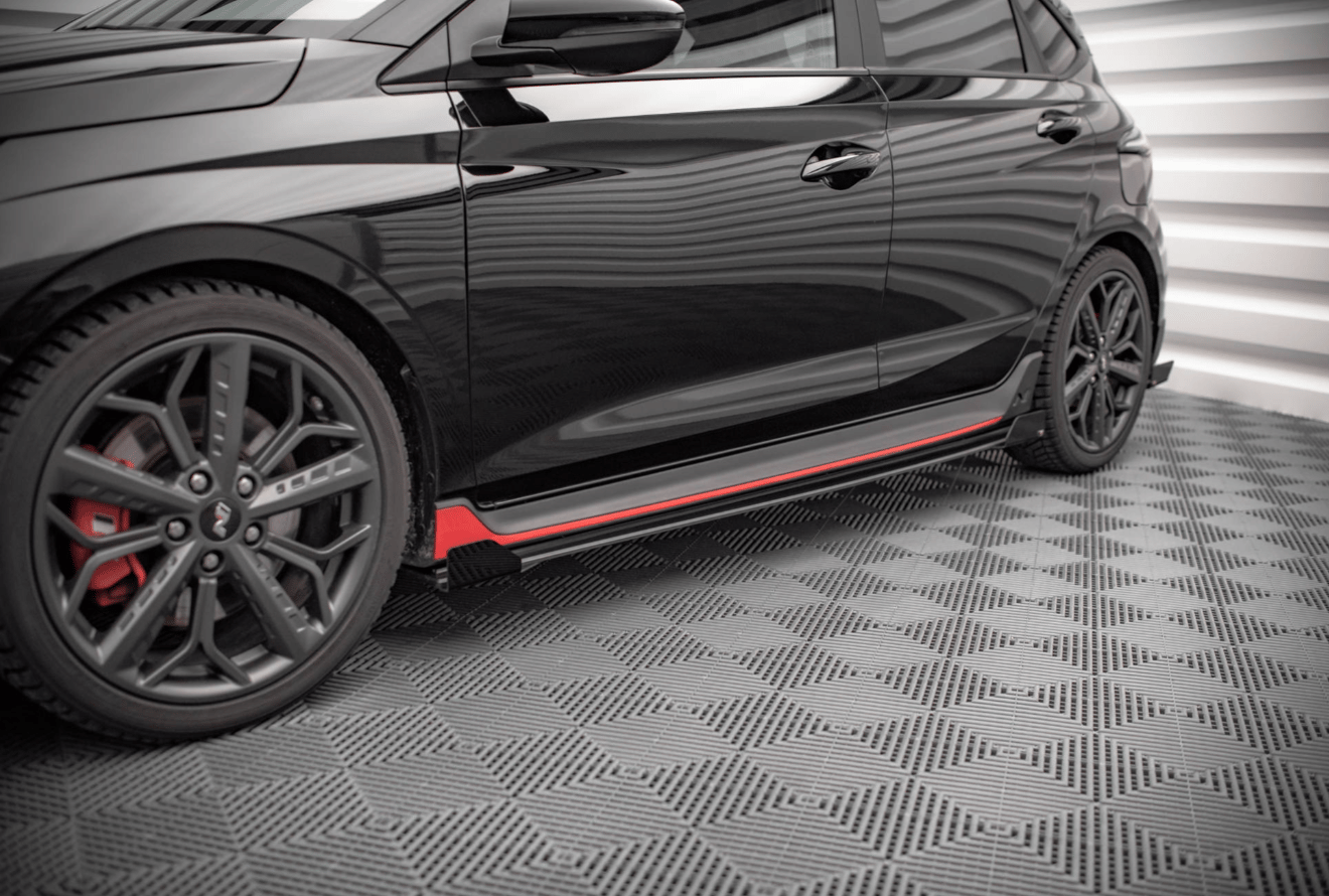Hyundai i20 N Mk3 Street Pro Yan Marşpiyel Difüzörleri + Flap Seti