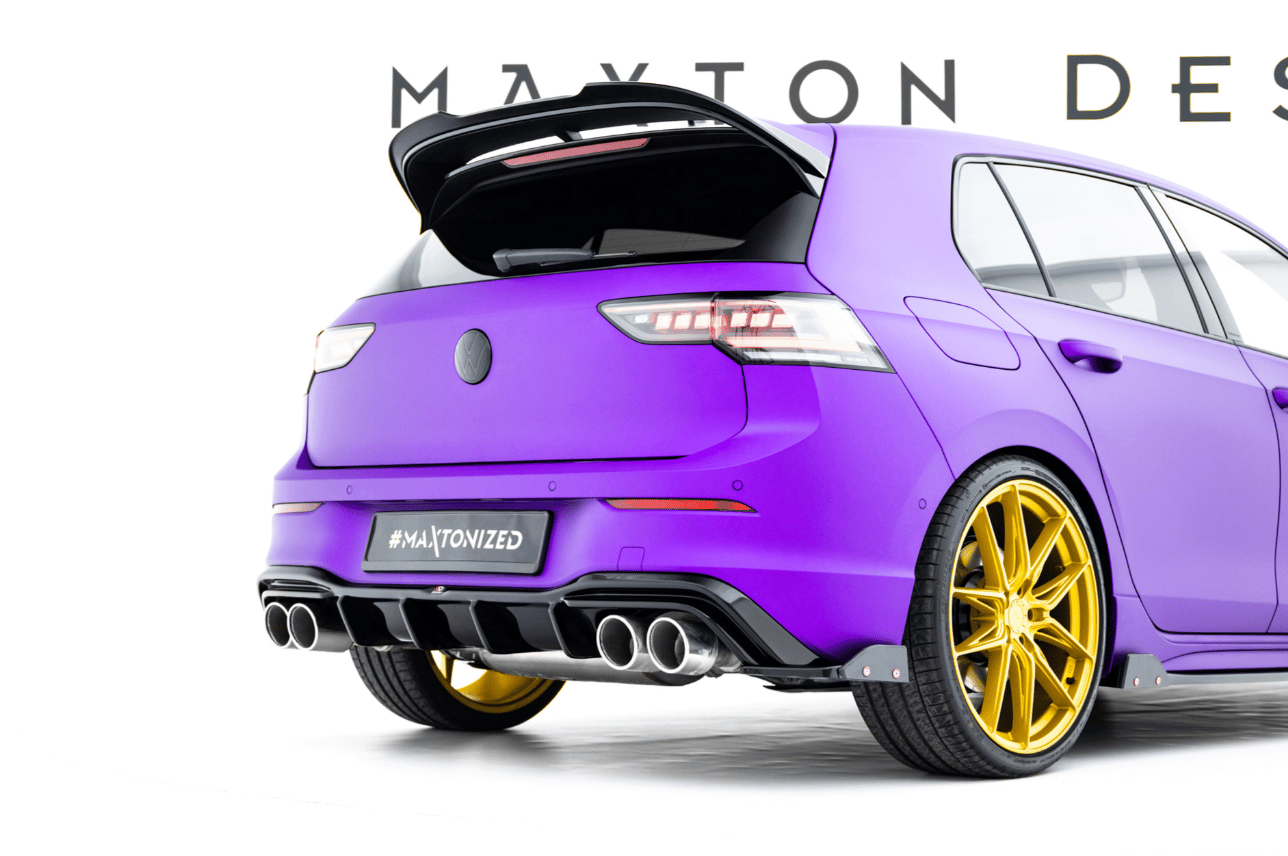 Maxton Design Arka Difüzör V2 – Volkswagen Golf R Mk8 Facelift (VW-GO-8-R-RS2G)