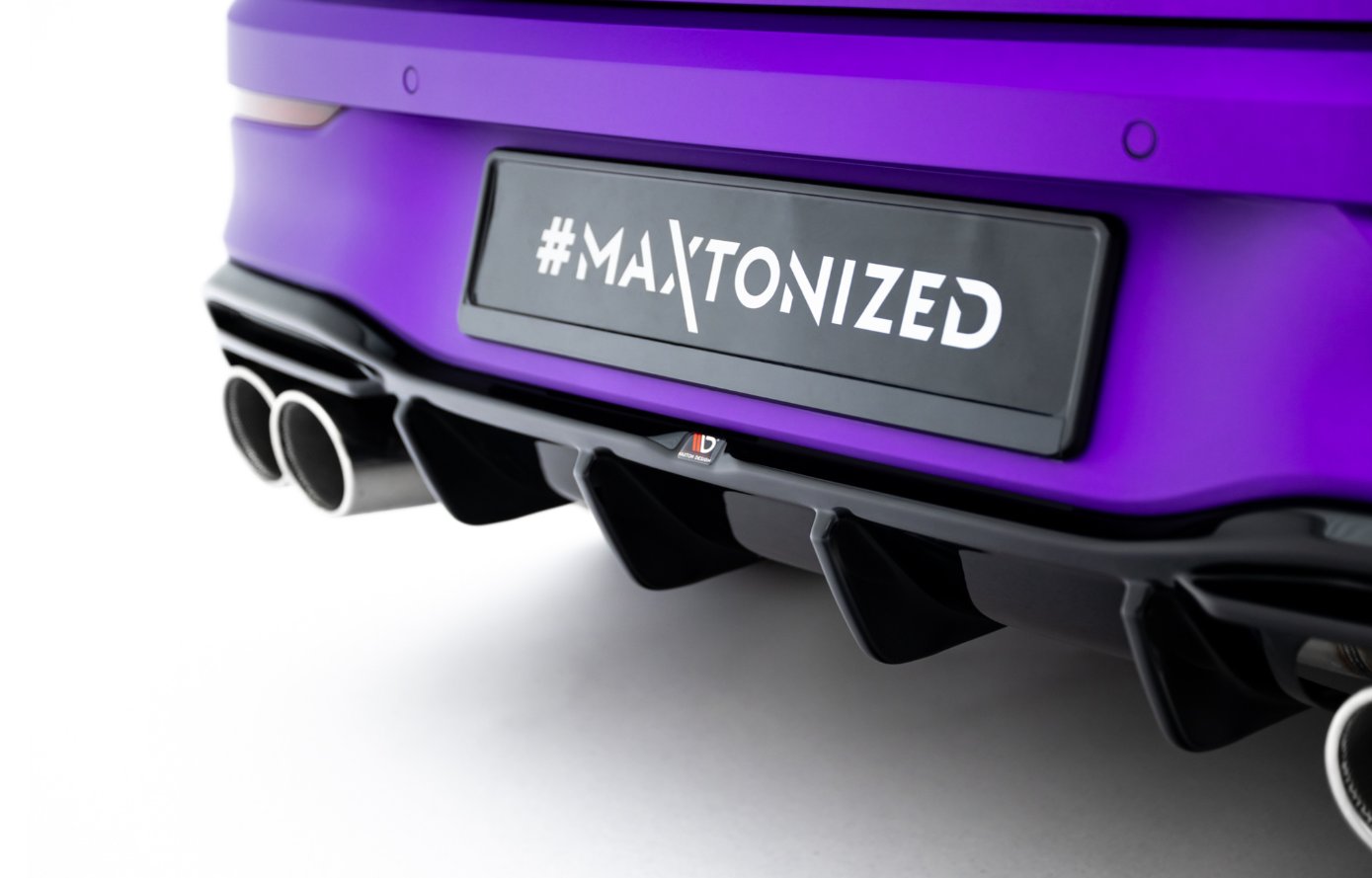Maxton Design Arka Difüzör V2 – Volkswagen Golf R Mk8 Facelift (VW-GO-8-R-RS2G)