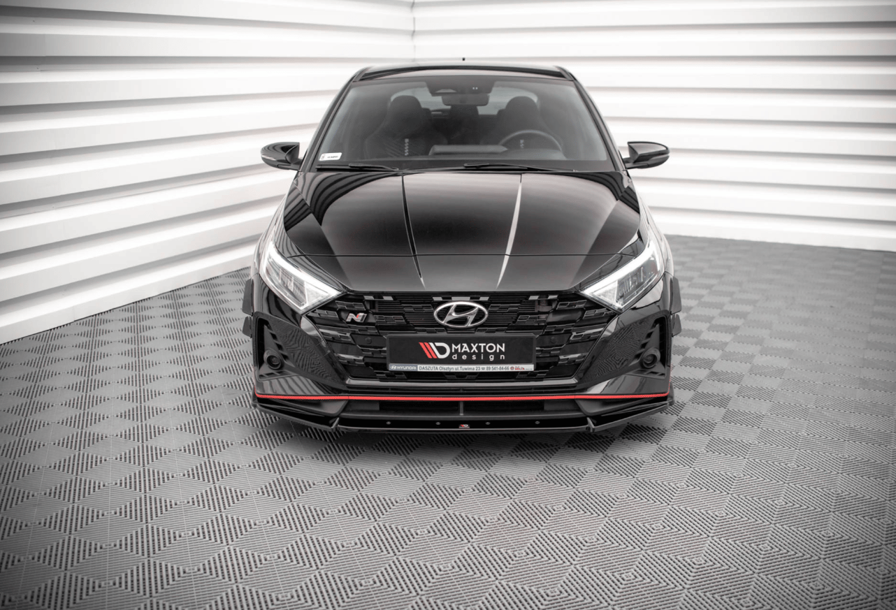 Maxton Design Ön Lip V2 – Hyundai i20N (HY-I20-3-N-FD2G)