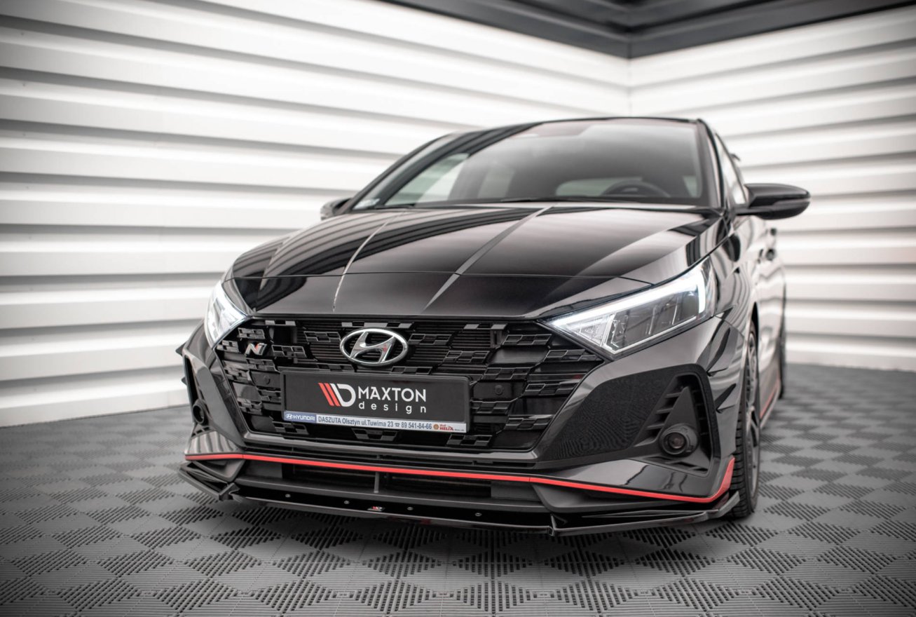 Maxton Design Ön Lip V2 – Hyundai i20N (HY-I20-3-N-FD2G)