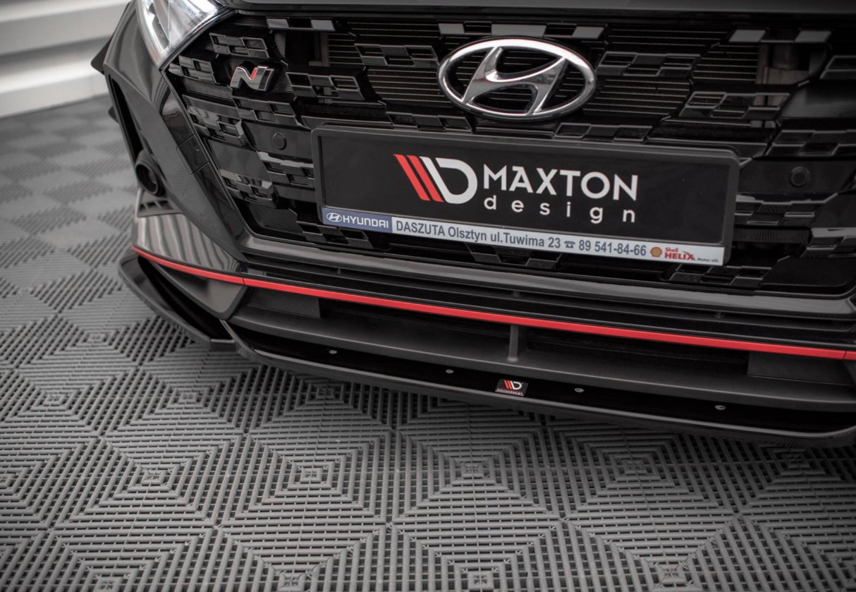 Maxton Design Ön Splitter / Lip V.3 — Hyundai i20 N