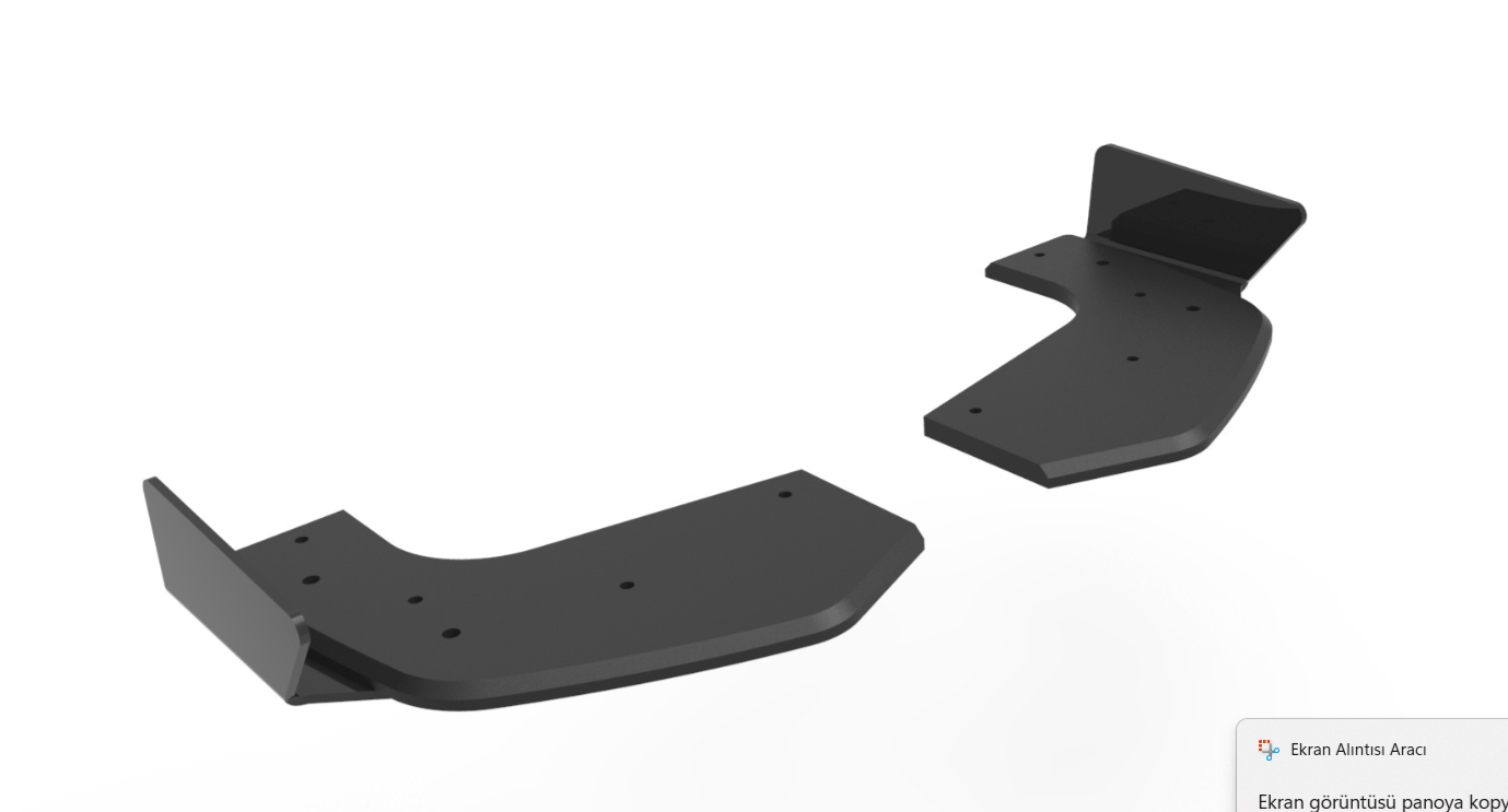 Maxton Design Street Pro Arka Yan Splitter + Flap Seti – Hyundai i20 N Mk3 Uyumlu