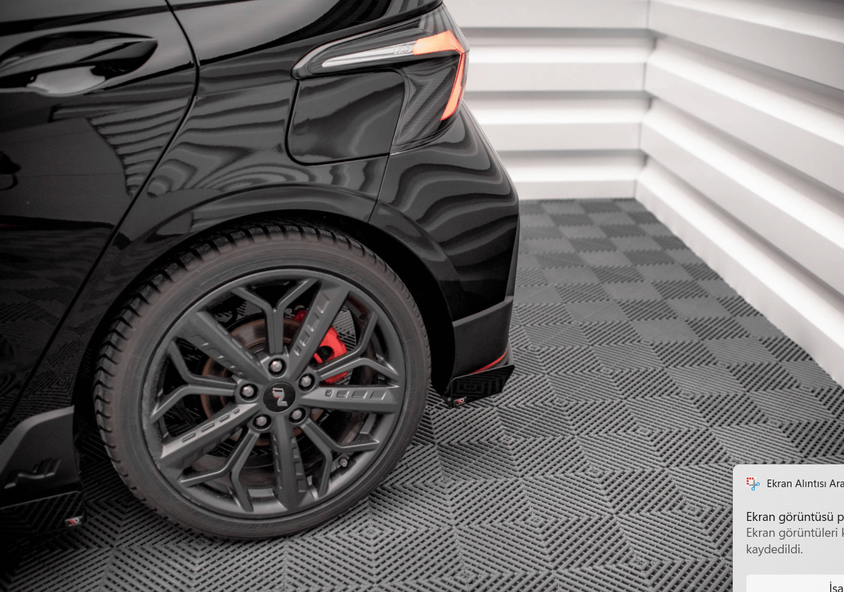 Maxton Design Street Pro Arka Yan Splitter + Flap Seti – Hyundai i20 N Mk3 Uyumlu