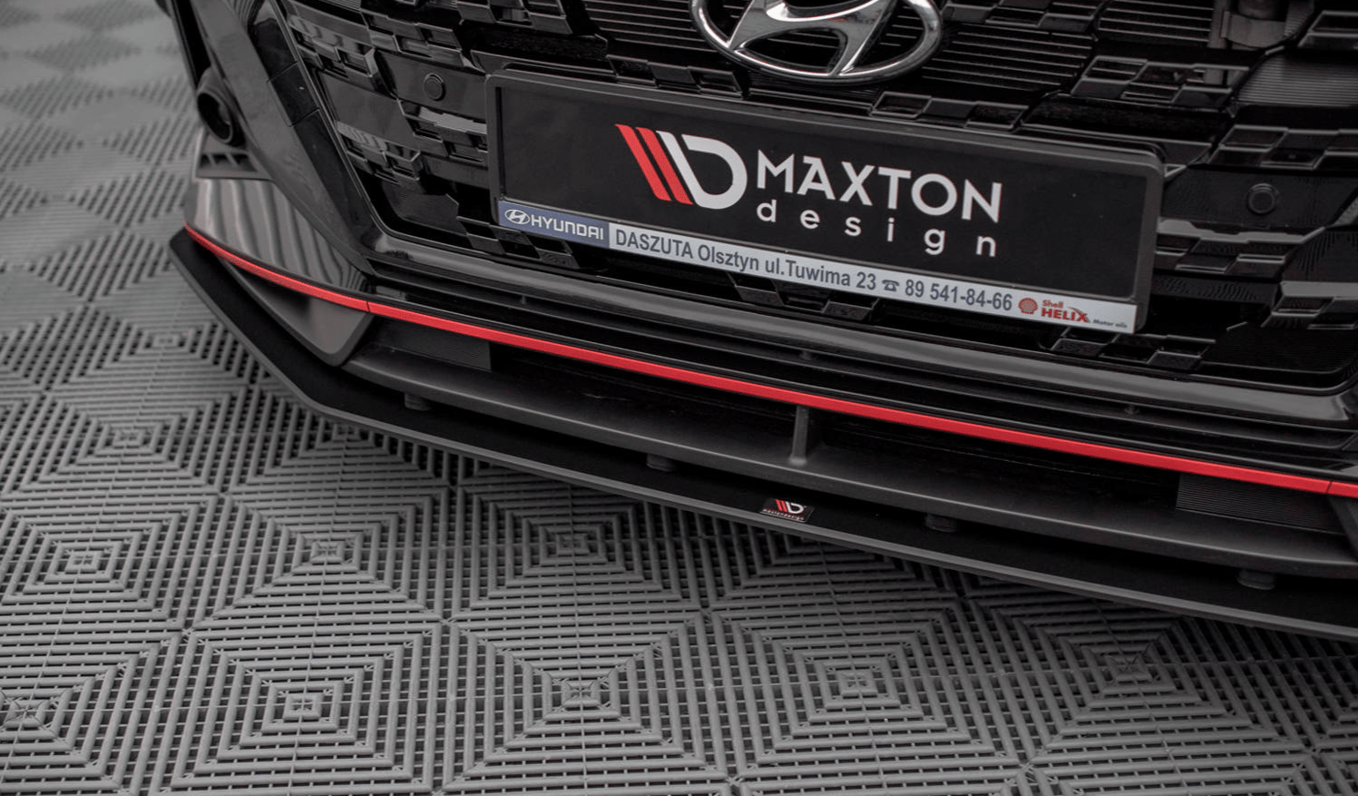 Maxton Design Street Pro Ön Splitter / Lip — Hyundai i20N