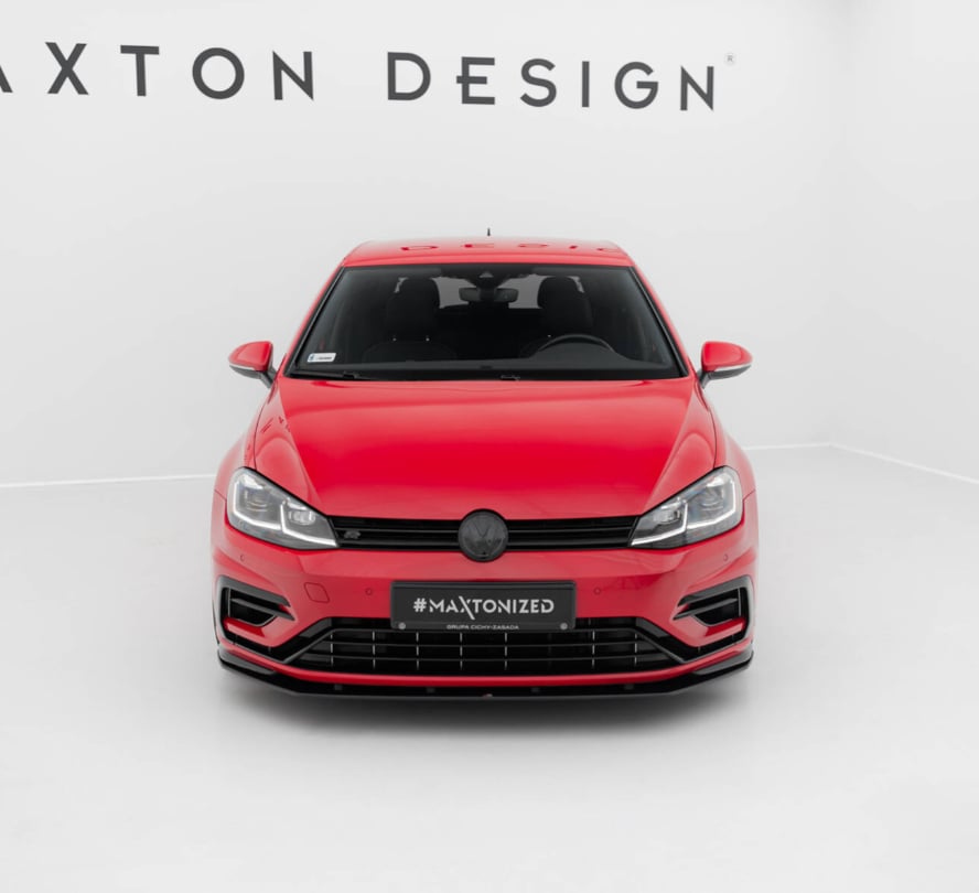 Maxton Design Street Pro Ön Splitter – VW Golf 7 R / R-Line Mk7 Facelift (kod: VWGO7FRCNC-FD2B)
