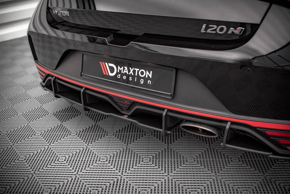 MAXTON HYI203NCNC-RS1B Street Pro Rear Diffuser Hyundai I20 N Mk3