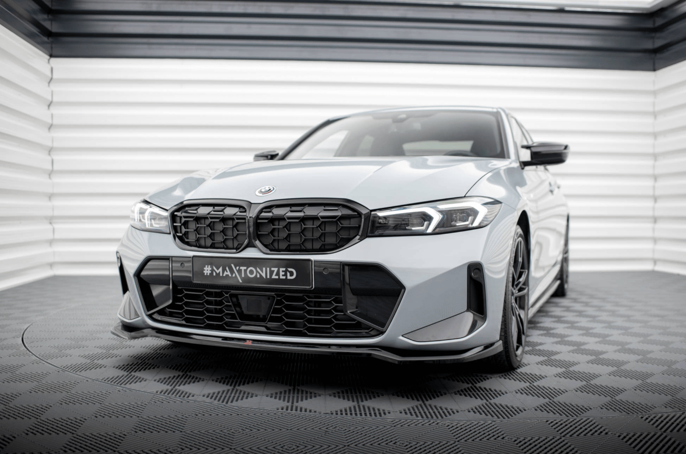 Maxton Ön Lip Splitter V2 – BMW 3 Serisi M340i / M-Pack G20 / G21 (Facelift)