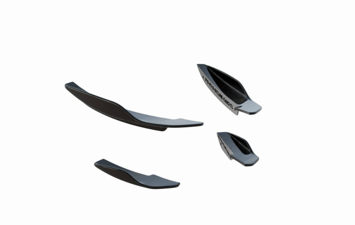 Maxton Ön Tampon Kanatçıkları (Canards) V2 – Ford Fiesta Mk8 ST / ST-Line